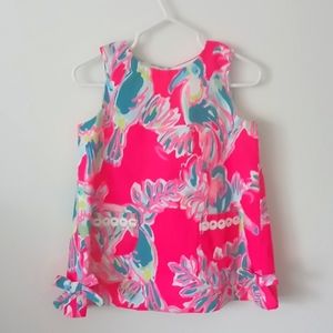 Lily Pulitzer Baby Dress Hot Pink 18 - 24 Months w/ Matching Bloomers